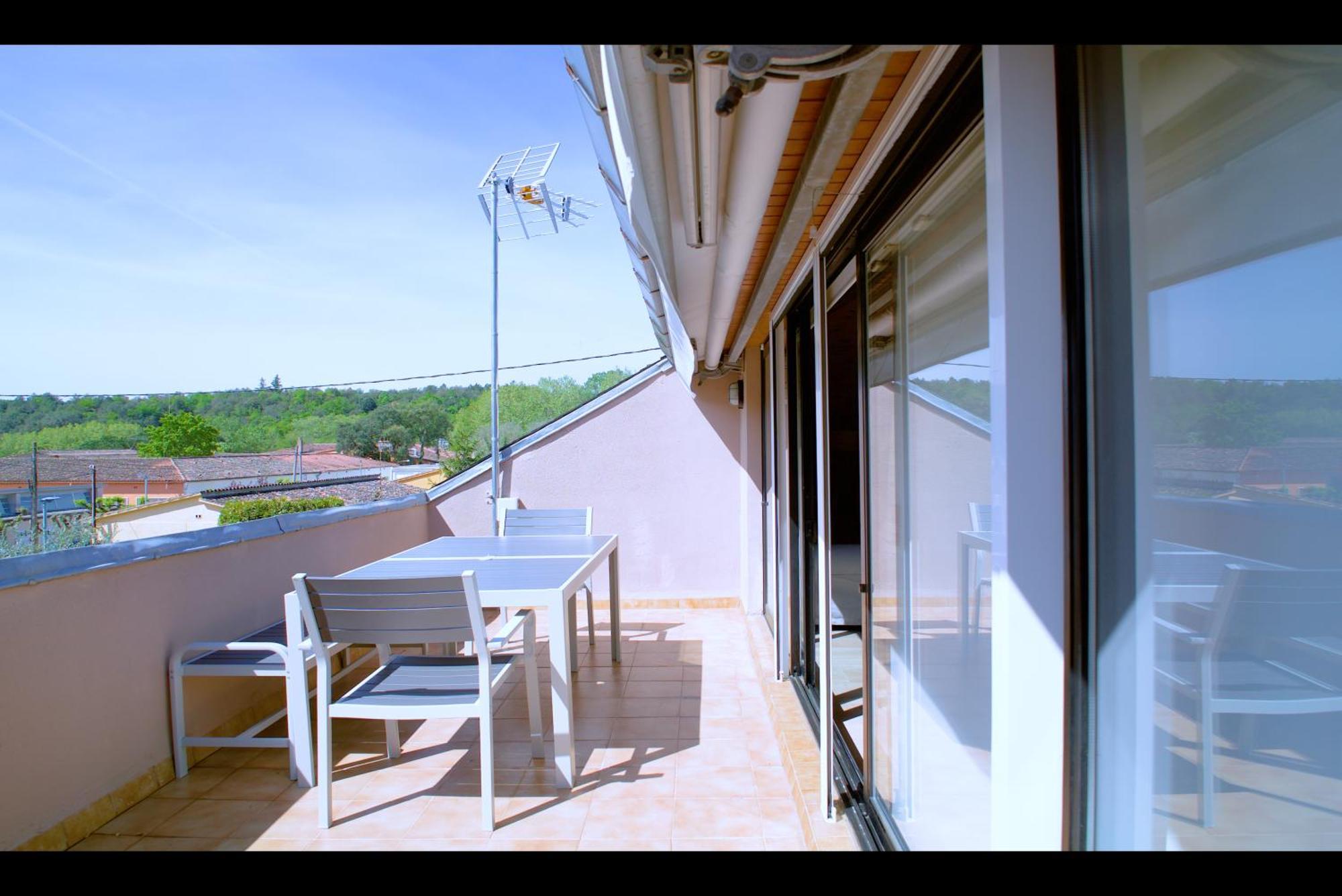 Casa De Vacaciones Con Padel En Montseny By Can Forcadell Херона Екстериор снимка