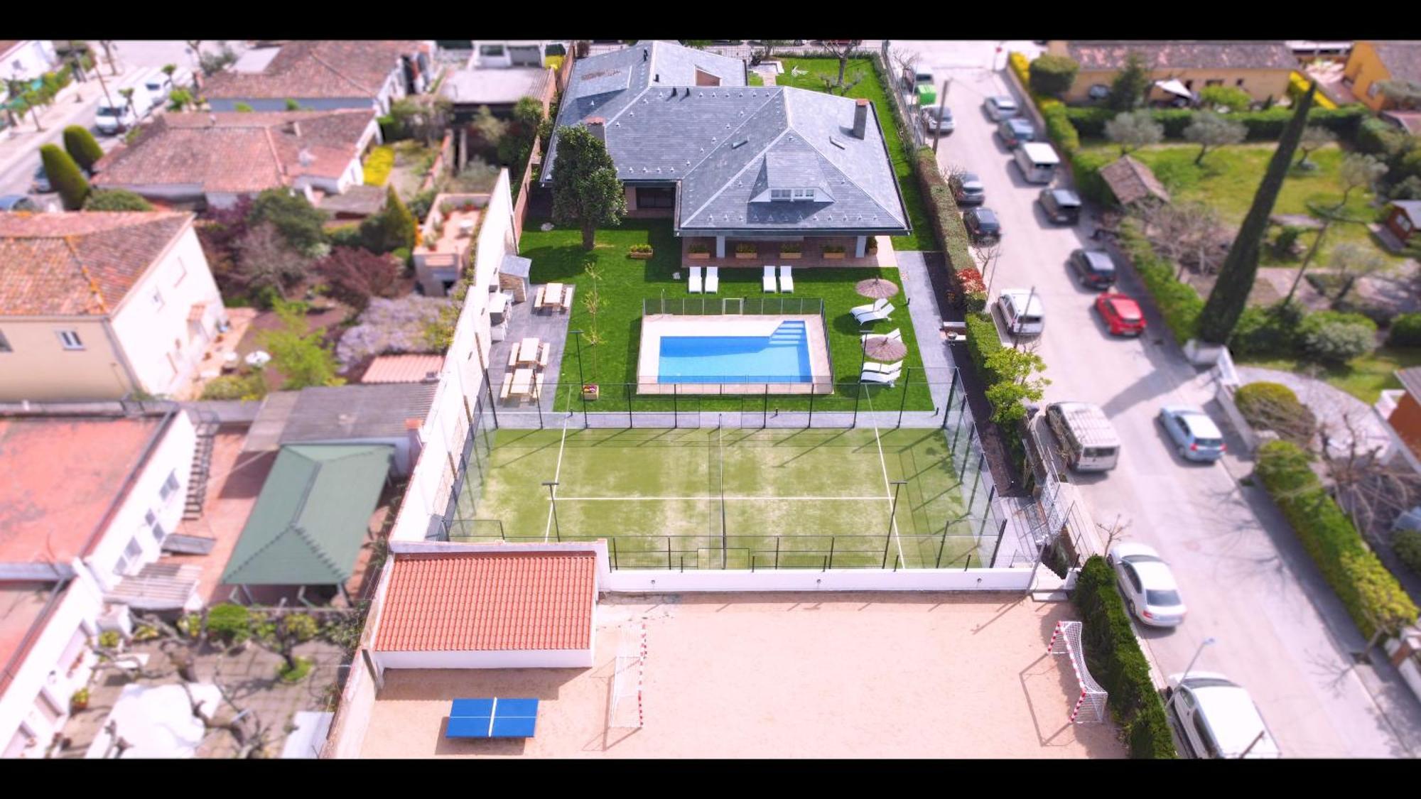 Casa De Vacaciones Con Padel En Montseny By Can Forcadell Херона Екстериор снимка